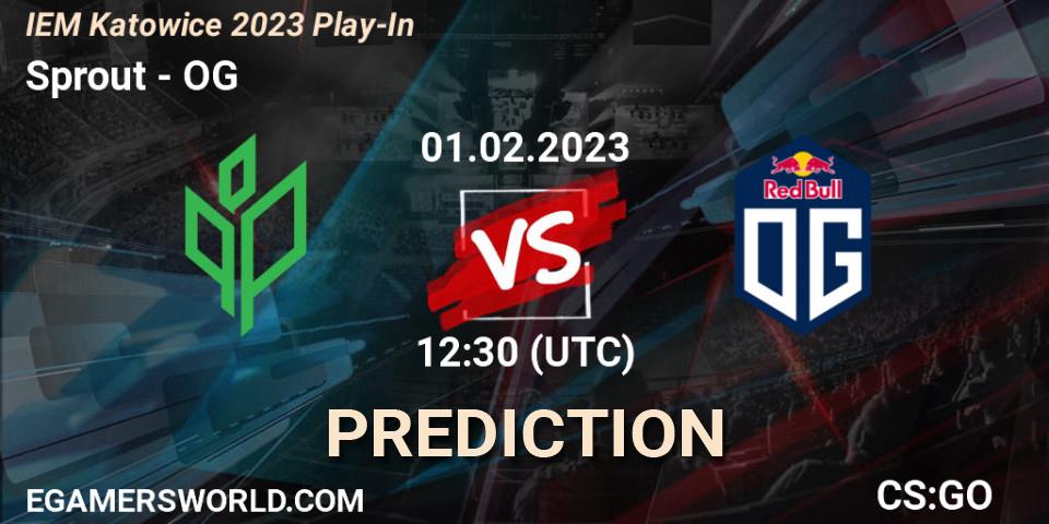 Sprout contre OG : prédiction de match. 01.02.23. CS2 (CS:GO), IEM Katowice 2023 Play-In