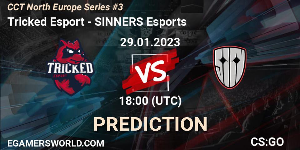 Tricked Esport contre SINNERS Esports : prédiction de match. 29.01.23. CS2 (CS:GO), CCT North Europe Series #3