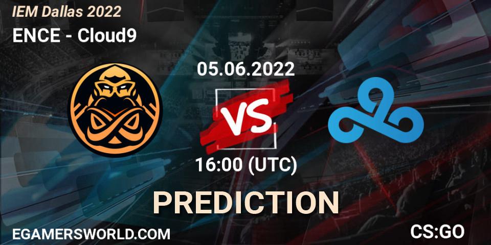 ENCE contre Cloud9 : prédiction de match. 05.06.22. CS2 (CS:GO), IEM Dallas 2022