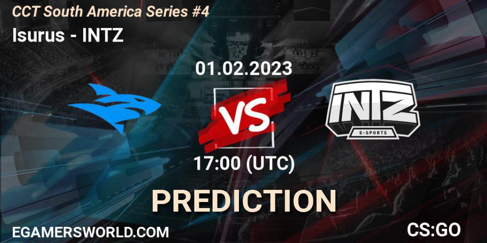Isurus contre INTZ : prédiction de match. 01.02.23. CS2 (CS:GO), CCT South America Series #4