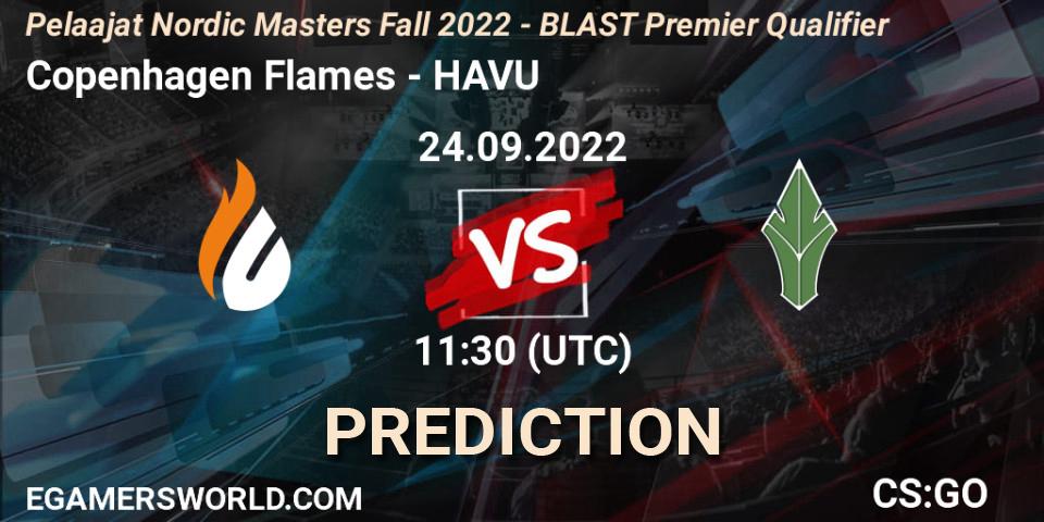 Copenhagen Flames contre HAVU : prédiction de match. 24.09.22. CS2 (CS:GO), Pelaajat.com Nordic Masters: Fall 2022