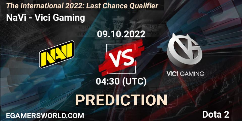 NaVi contre Vici Gaming : prédiction de match. 09.10.22. Dota 2, The International 2022: Last Chance Qualifier