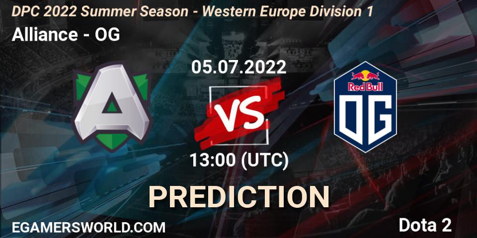 Alliance contre OG : prédiction de match. 05.07.2022 at 12:56. Dota 2, DPC WEU 2021/2022 Tour 3: Division I