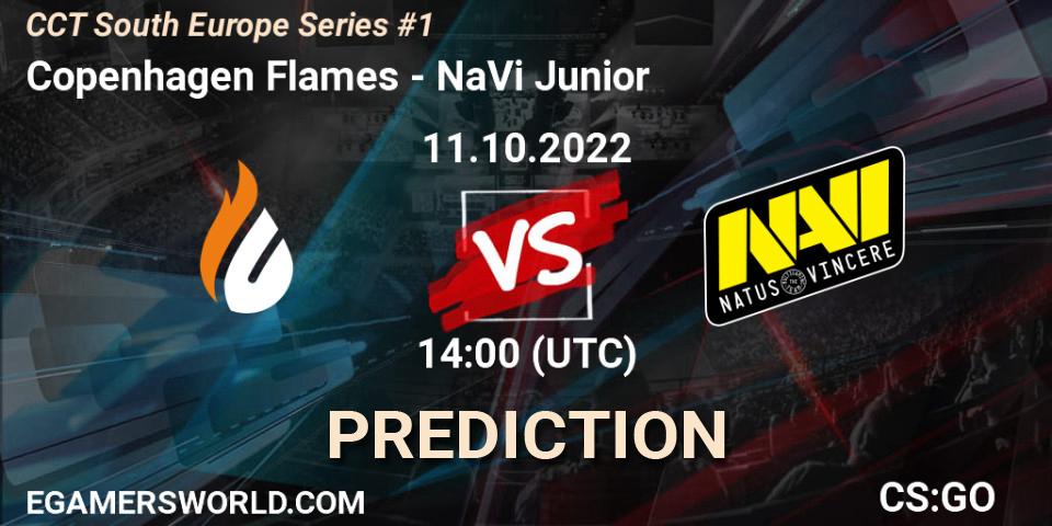 Copenhagen Flames contre NaVi Junior : prédiction de match. 11.10.2022 at 14:10. Counter-Strike (CS2), CCT South Europe Series #1