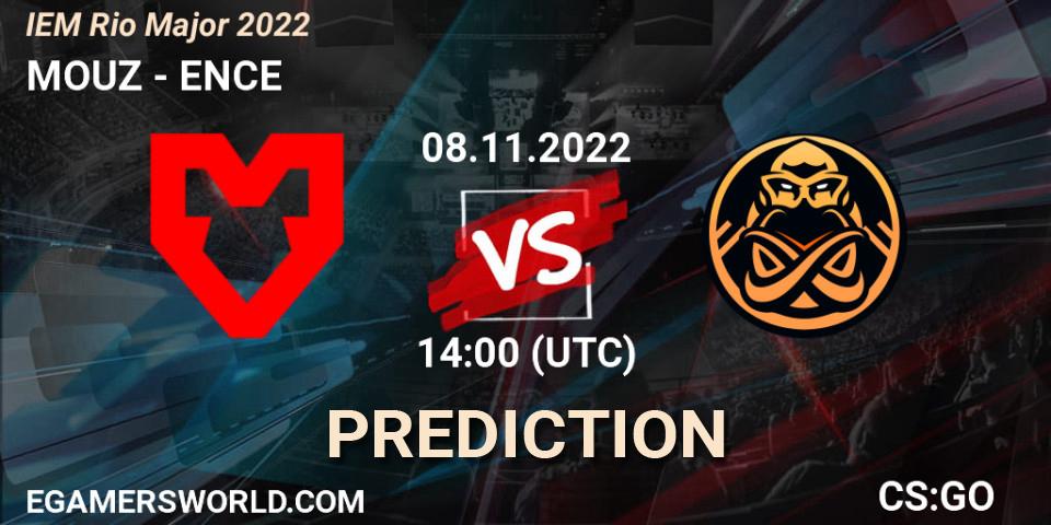 MOUZ contre ENCE : prédiction de match. 08.11.22. CS2 (CS:GO), IEM Rio Major 2022