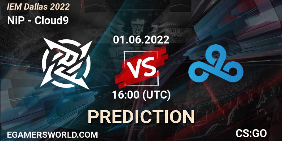 NiP contre Cloud9 : prédiction de match. 01.06.22. CS2 (CS:GO), IEM Dallas 2022