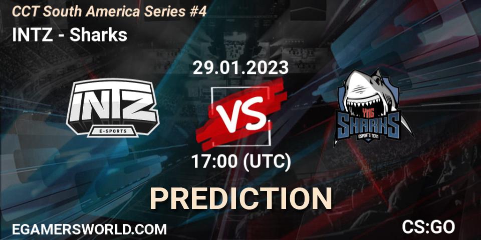 INTZ contre Sharks : prédiction de match. 29.01.23. CS2 (CS:GO), CCT South America Series #4