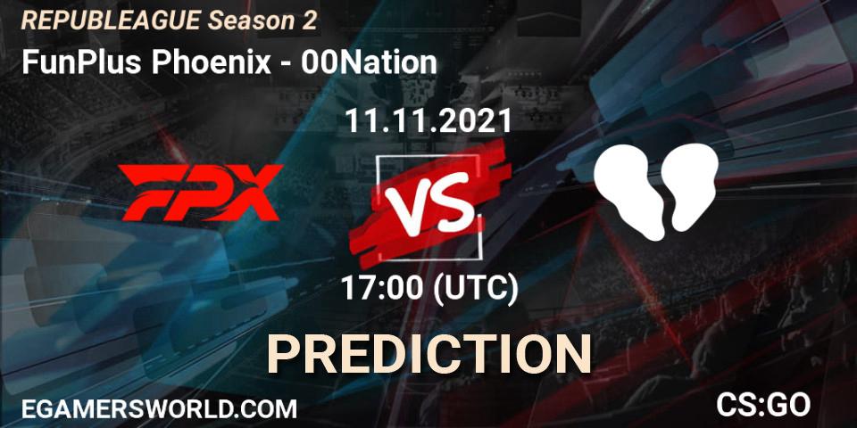 Lyngby Vikings contre 00Nation : prédiction de match. 11.11.21. CS2 (CS:GO), REPUBLEAGUE Season 2