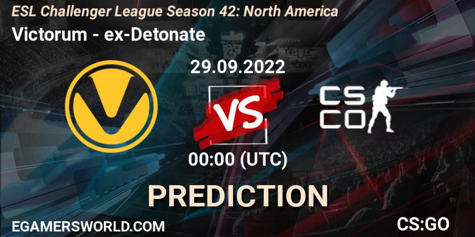 Victorum contre Task Force 141 : prédiction de match. 29.09.22. CS2 (CS:GO), ESL Challenger League Season 42: North America