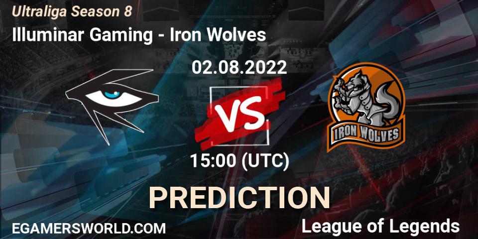 Illuminar Gaming contre Iron Wolves : prédiction de match. 02.08.2022 at 15:00. LoL, Ultraliga Season 8