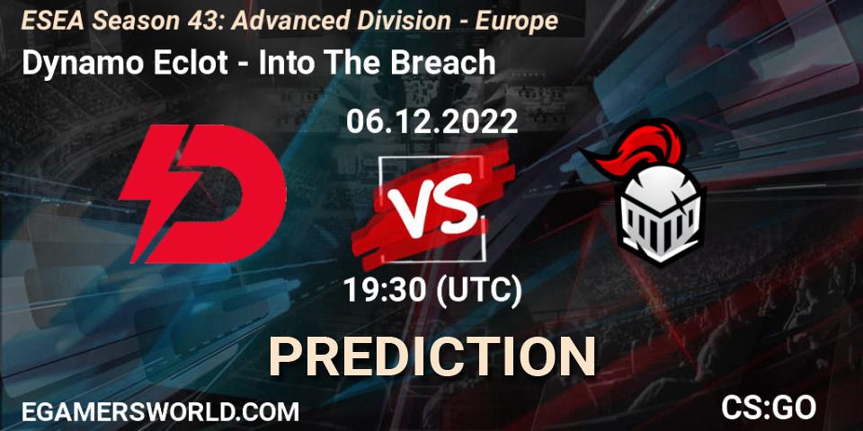 Dynamo Eclot contre Into The Breach : prédiction de match. 07.12.22. CS2 (CS:GO), ESEA Season 43: Advanced Division - Europe