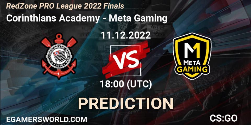 Corinthians Academy contre Meta Gaming Brasil : prédiction de match. 11.12.22. CS2 (CS:GO), RedZone PRO League 2022 Finals