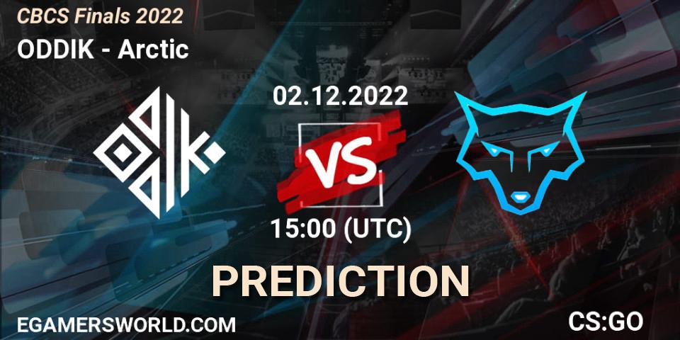 ODDIK contre Arctic : prédiction de match. 02.12.22. CS2 (CS:GO), CBCS Finals 2022