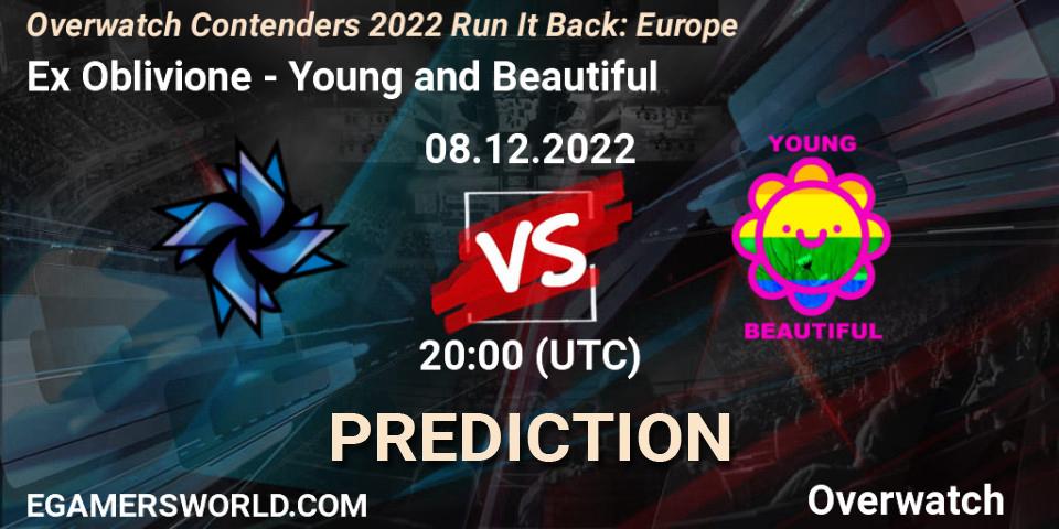 Ex Oblivione contre Young and Beautiful : prédiction de match. 08.12.22. Overwatch, Overwatch Contenders 2022 Run It Back: Europe