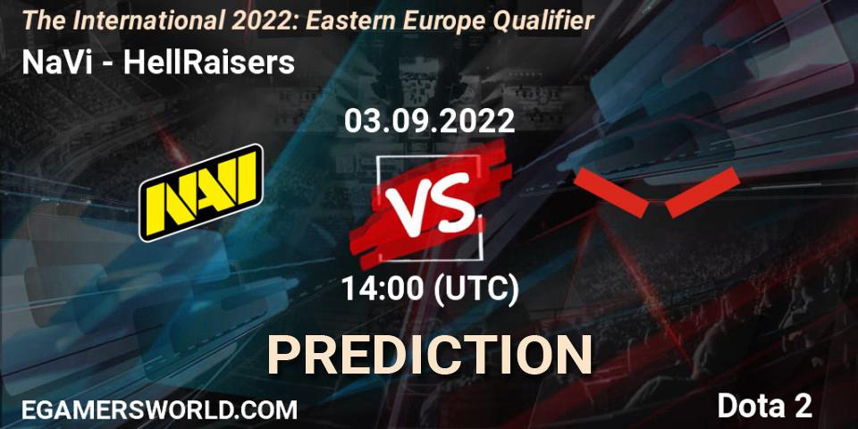 NaVi contre HellRaisers : prédiction de match. 03.09.22. Dota 2, The International 2022: Eastern Europe Qualifier