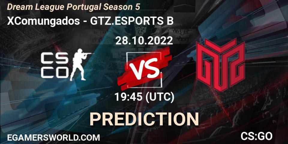 XComungados contre GTZ Bulls Esports : prédiction de match. 28.10.22. CS2 (CS:GO), Dream League Portugal Season 5