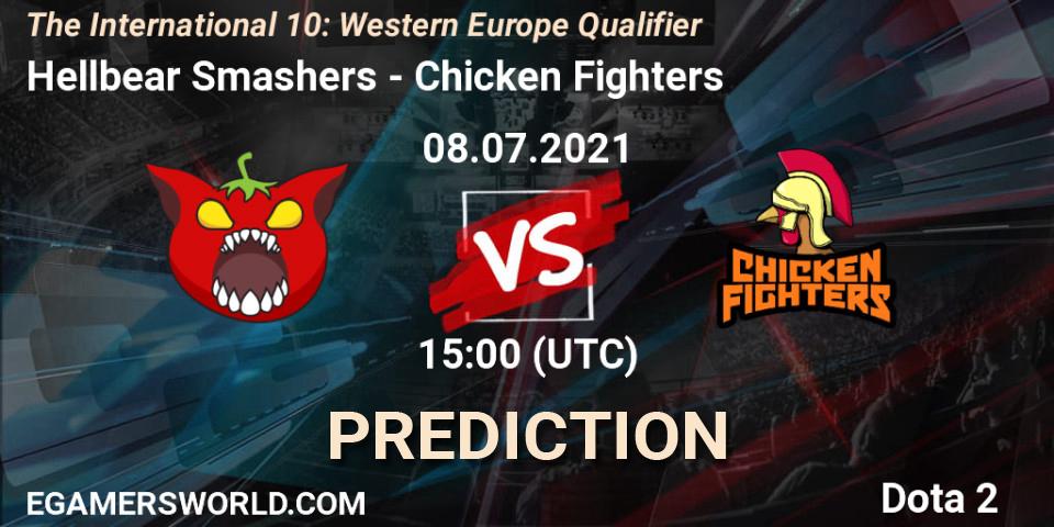 Hellbear Smashers contre Chicken Fighters : prédiction de match. 08.07.2021 at 15:22. Dota 2, The International 10: Western Europe Qualifier