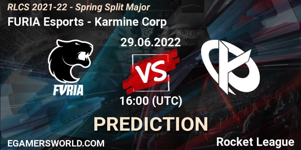FURIA Esports contre Karmine Corp : prédiction de match. 29.06.22. Rocket League, RLCS 2021-22 - Spring Split Major