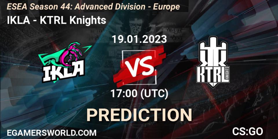 IKLA contre Juggernauts : prédiction de match. 03.02.23. CS2 (CS:GO), ESEA Season 44: Advanced Division - Europe