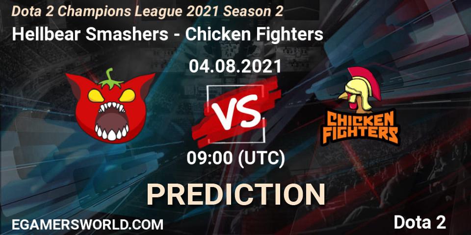 Hellbear Smashers contre Chicken Fighters : prédiction de match. 04.08.2021 at 09:02. Dota 2, Dota 2 Champions League 2021 Season 2