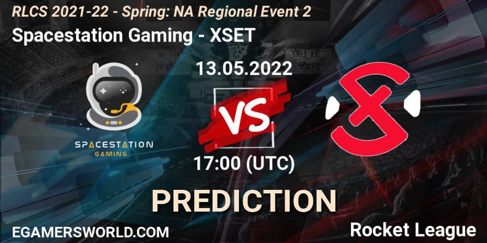 Spacestation Gaming contre XSET : prédiction de match. 13.05.22. Rocket League, RLCS 2021-22 - Spring: NA Regional Event 2