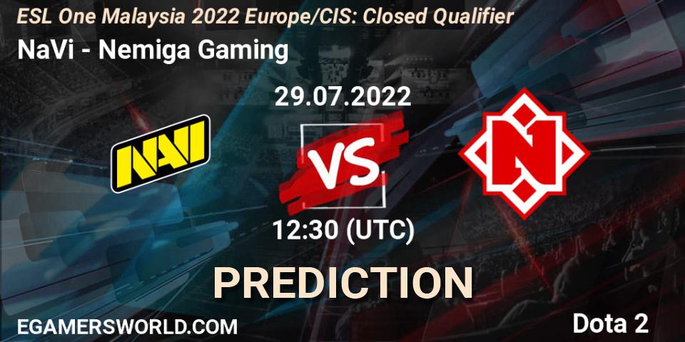 NaVi contre Nemiga Gaming : prédiction de match. 29.07.2022 at 12:30. Dota 2, ESL One Malaysia 2022 Europe/CIS: Closed Qualifier