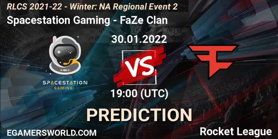 Spacestation Gaming contre FaZe Clan : prédiction de match. 30.01.2022 at 19:00. Rocket League, RLCS 2021-22 - Winter: NA Regional Event 2