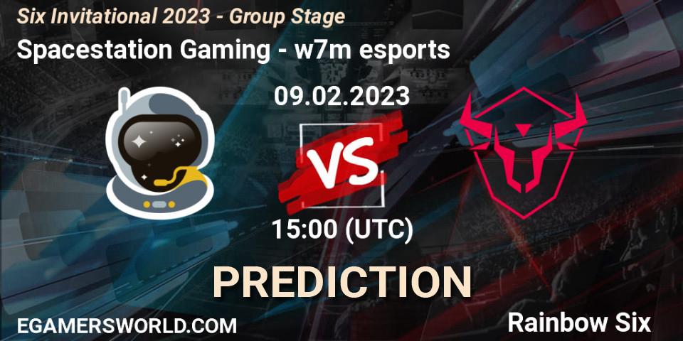 Spacestation Gaming contre w7m esports : prédiction de match. 09.02.23. Rainbow Six, Six Invitational 2023 - Group Stage