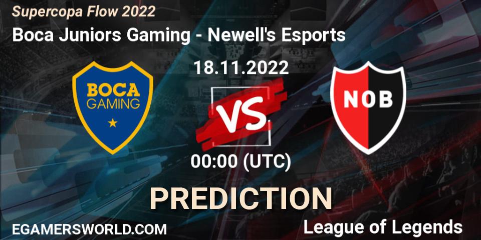 Boca Juniors Gaming contre Newell's Esports : prédiction de match. 18.11.2022 at 00:00. LoL, Supercopa Flow 2022