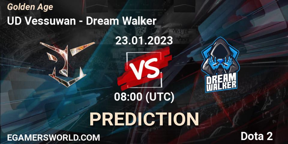 UD Vessuwan contre Dream Walker : prédiction de match. 23.01.23. Dota 2, Golden Age