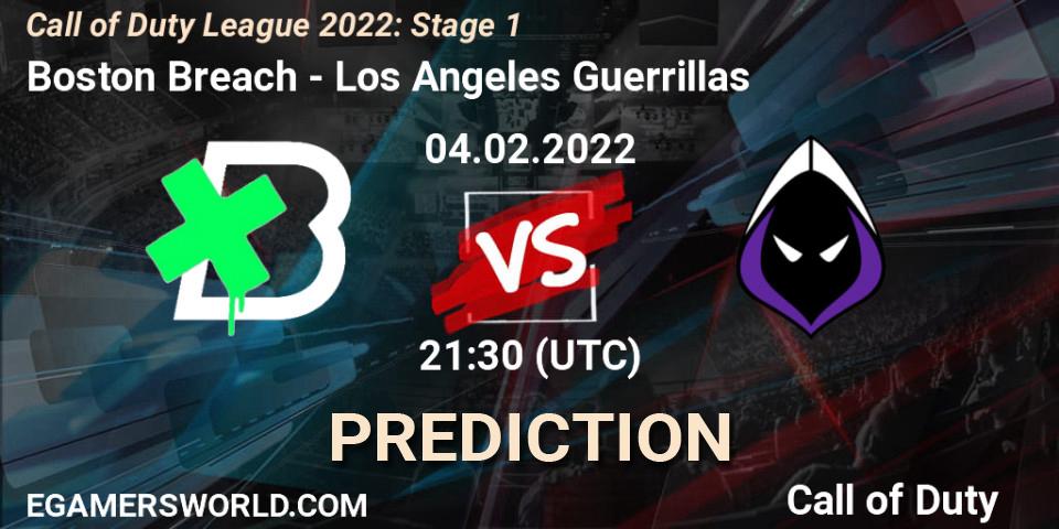 Boston Breach contre Los Angeles Guerrillas : prédiction de match. 04.02.22. Call of Duty, Call of Duty League 2022: Stage 1