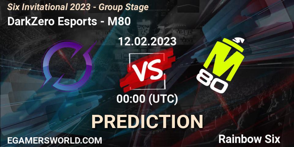 DarkZero Esports contre M80 : prédiction de match. 12.02.2023 at 00:15. Rainbow Six, Six Invitational 2023 - Group Stage