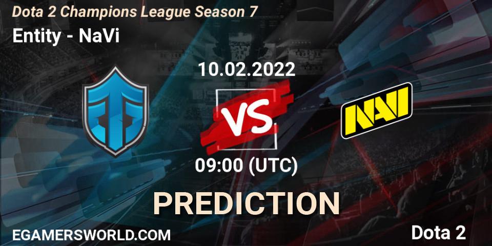 Entity contre NaVi : prédiction de match. 10.02.2022 at 15:31. Dota 2, Dota 2 Champions League 2022 Season 7