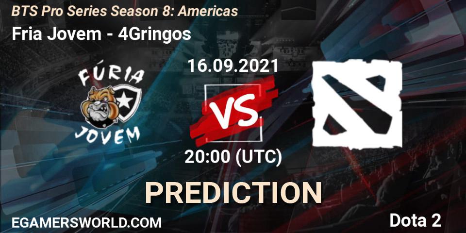 FG contre 4Gringos : prédiction de match. 16.09.2021 at 20:06. Dota 2, BTS Pro Series Season 8: Americas