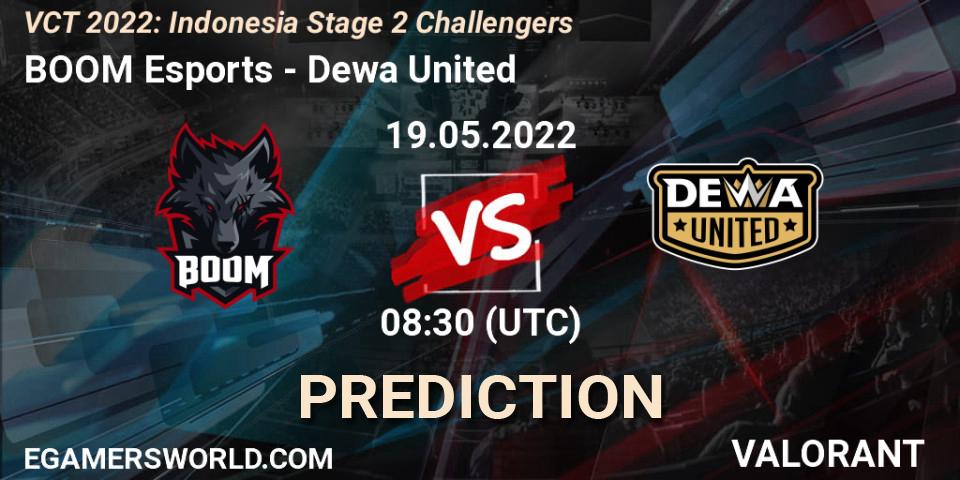 BOOM Esports contre Dewa United : prédiction de match. 19.05.22. VALORANT, VCT 2022: Indonesia Stage 2 Challengers