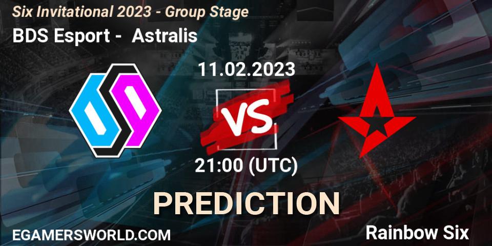BDS Esport contre Astralis : prédiction de match. 11.02.23. Rainbow Six, Six Invitational 2023 - Group Stage
