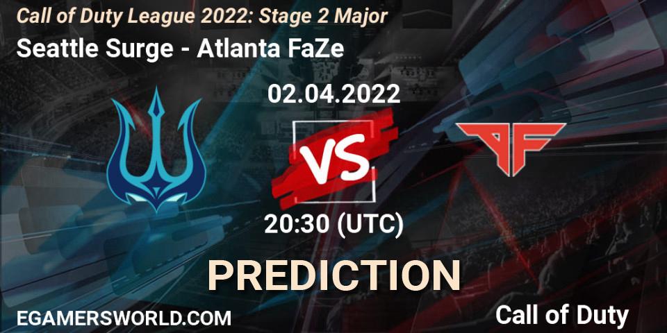 Seattle Surge contre Atlanta FaZe : prédiction de match. 02.04.22. Call of Duty, Call of Duty League 2022: Stage 2 Major