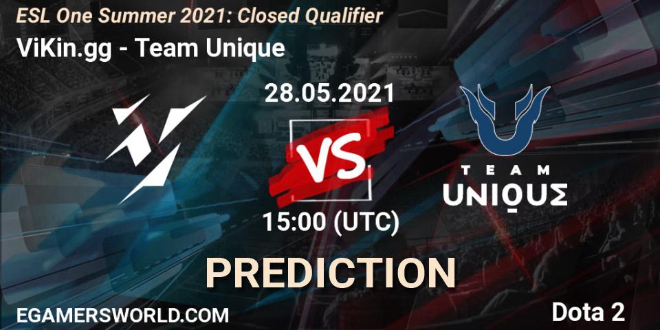 ViKin.gg contre Team Unique : prédiction de match. 28.05.2021 at 15:00. Dota 2, ESL One Summer 2021: Closed Qualifier