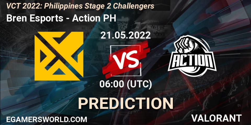 Bren Esports contre Action PH : prédiction de match. 21.05.2022 at 06:20. VALORANT, VCT 2022: Philippines Stage 2 Challengers