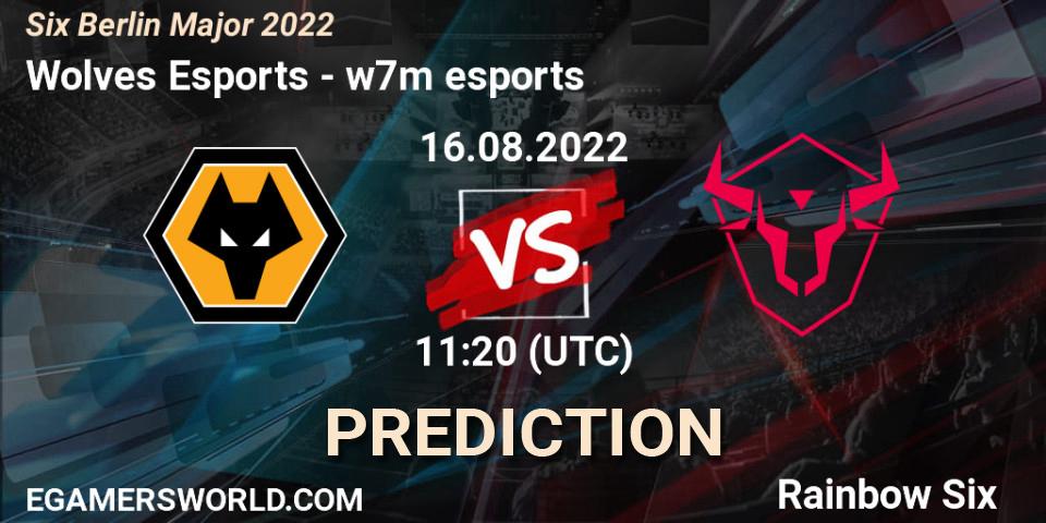 Wolves Esports contre w7m esports : prédiction de match. 17.08.2022 at 17:10. Rainbow Six, Six Berlin Major 2022