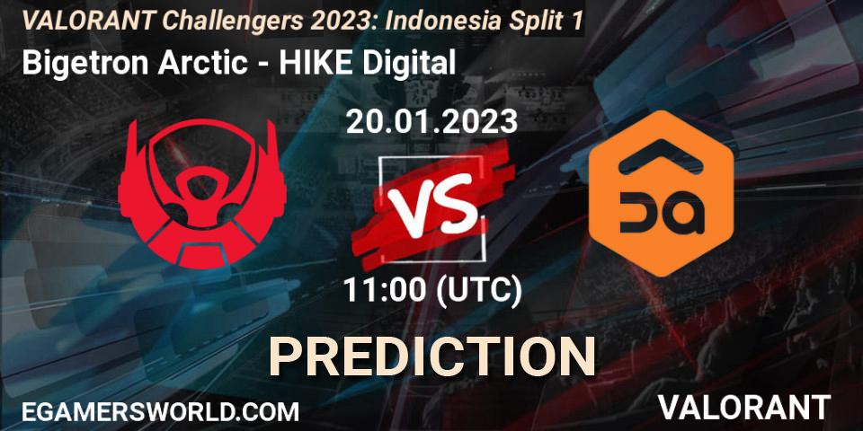 Bigetron Arctic contre HIKE Digital : prédiction de match. 20.01.2023 at 11:00. VALORANT, VALORANT Challengers 2023: Indonesia Split 1