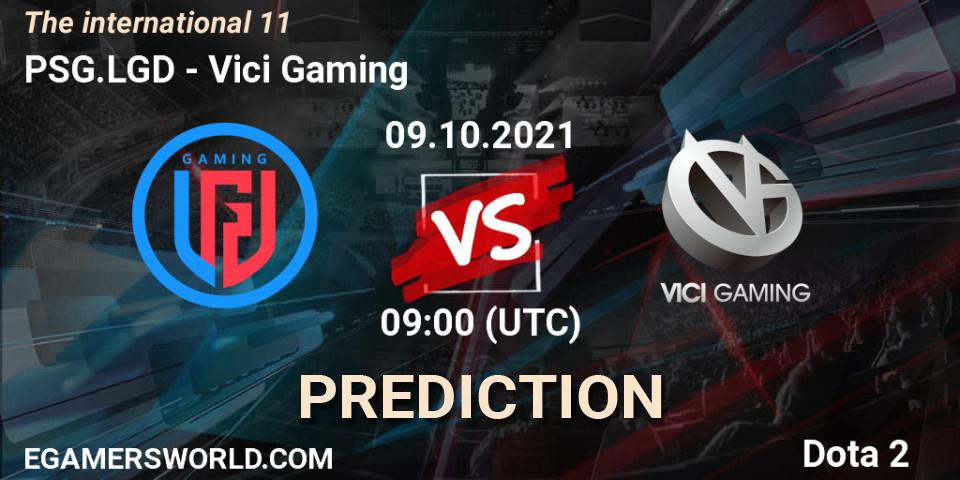 PSG.LGD contre Vici Gaming : prédiction de match. 09.10.21. Dota 2, The Internationa 2021
