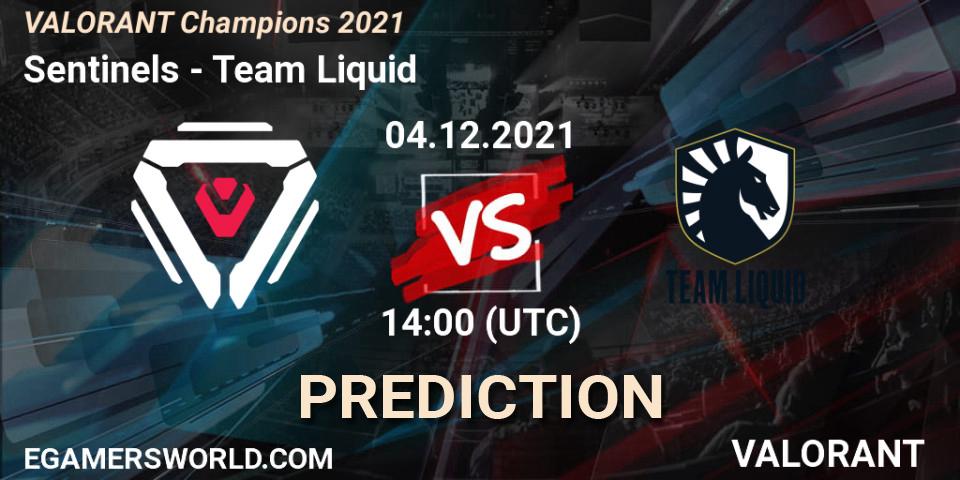 Sentinels contre Team Liquid : prédiction de match. 04.12.21. VALORANT, VALORANT Champions 2021