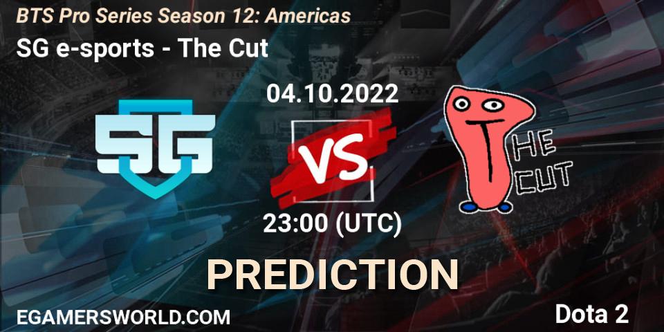 SG e-sports contre The Cut : prédiction de match. 04.10.22. Dota 2, BTS Pro Series Season 12: Americas