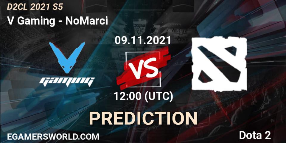 V Gaming contre NoMarci : prédiction de match. 09.11.21. Dota 2, Dota 2 Champions League 2021 Season 5
