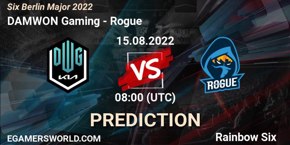 DAMWON Gaming contre Rogue : prédiction de match. 17.08.22. Rainbow Six, Six Berlin Major 2022