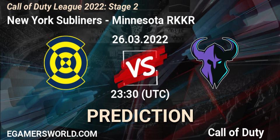 New York Subliners contre Minnesota RØKKR : prédiction de match. 26.03.22. Call of Duty, Call of Duty League 2022: Stage 2