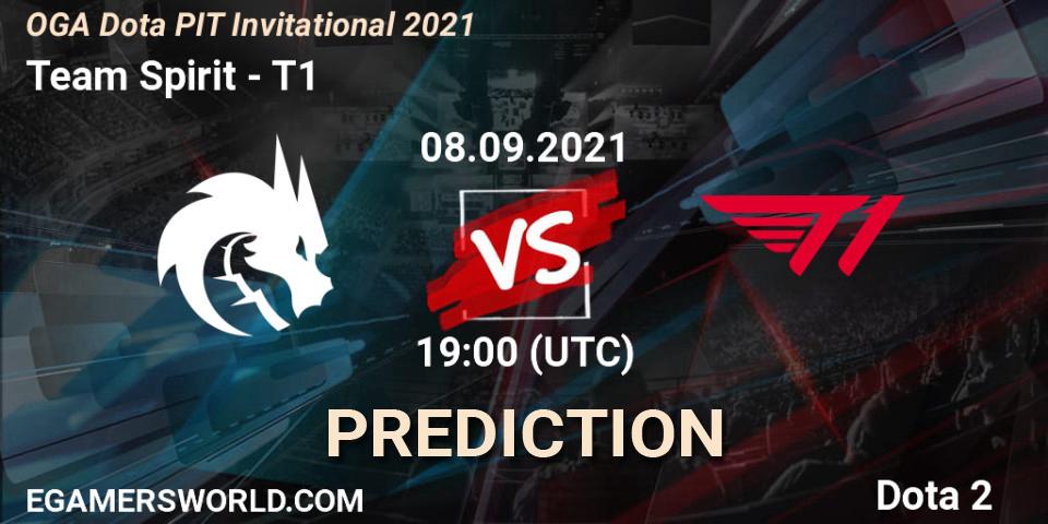 Team Spirit contre T1 : prédiction de match. 08.09.2021 at 17:26. Dota 2, OGA Dota PIT Invitational 2021