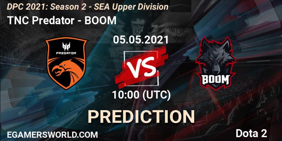 TNC Predator contre BOOM : prédiction de match. 05.05.21. Dota 2, DPC 2021: Season 2 - SEA Upper Division
