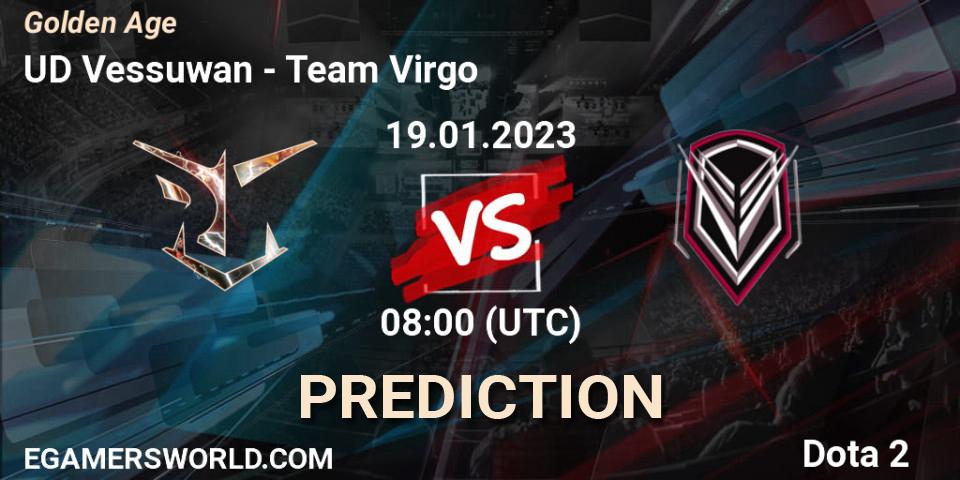 UD Vessuwan contre Team Virgo : prédiction de match. 19.01.23. Dota 2, Golden Age